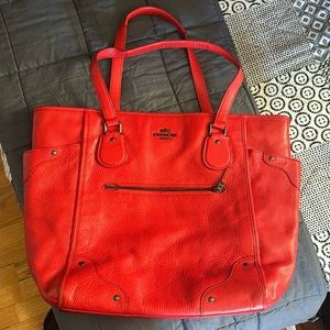 MICKIE TOTE IN GRAIN LEATHER (COACH F34039)